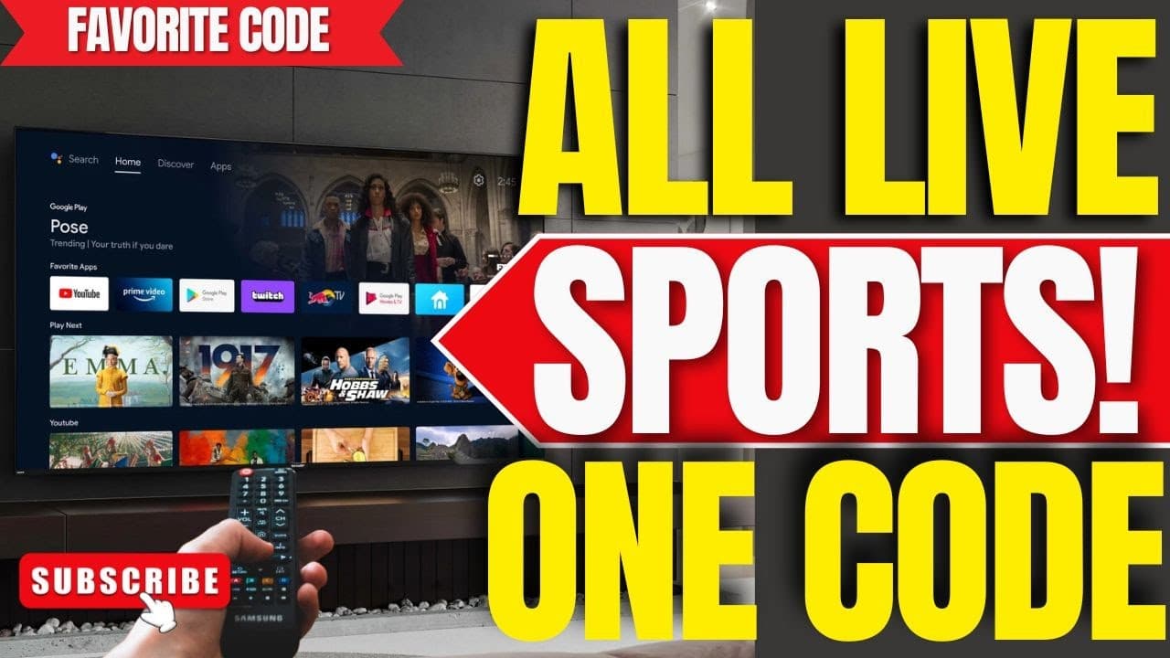 How to Access All Live Sports Apps on Your Android TV or Fire Stick Using a  Simple Code in 2025 | Galaxy.ai