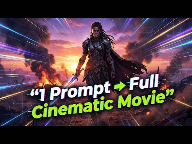 How To Create A Full Cinematic Sequence Using Just One Prompt With